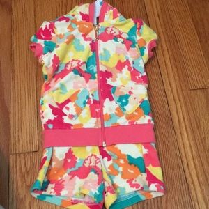 Juicy Couture Toddler Terry Hoodie Short Set